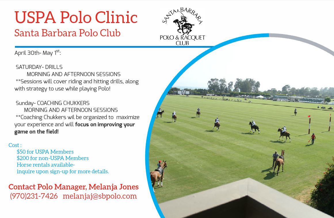USPA Polo Clinic at Santa Barbara Polo Club