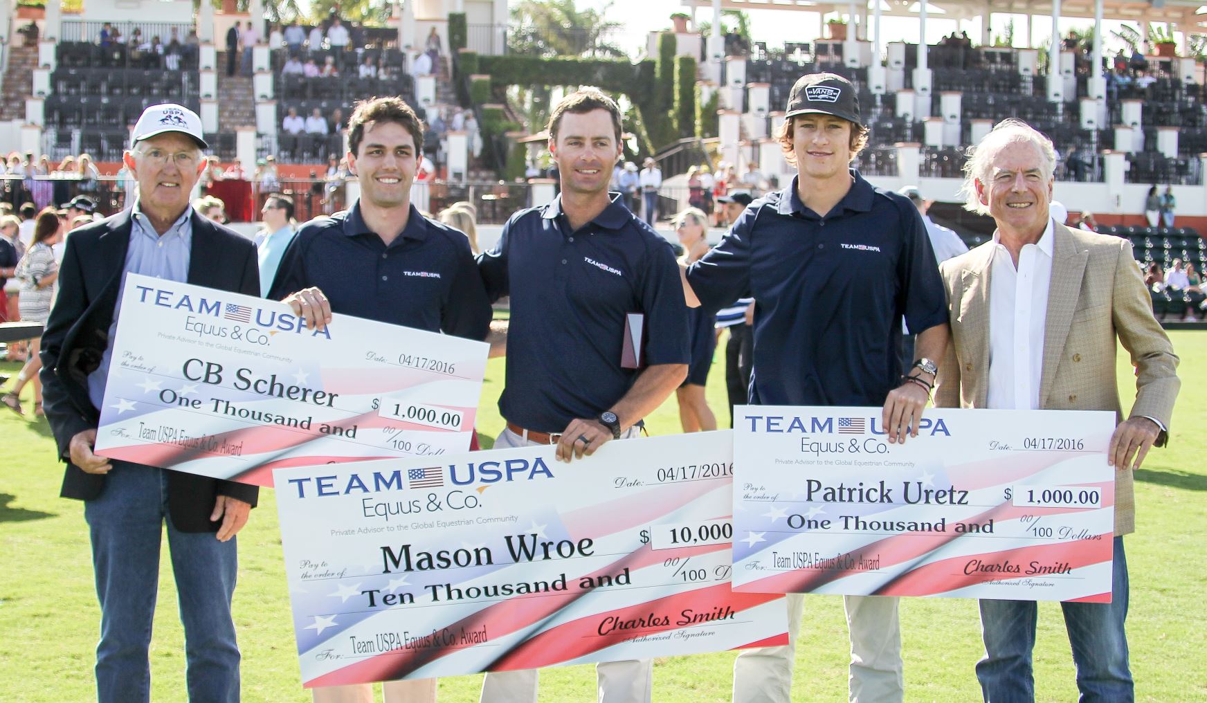 United States Polo Association and Equus & Co. Present Mason Wroe with 2016 Team USPA Equus & Co. Award