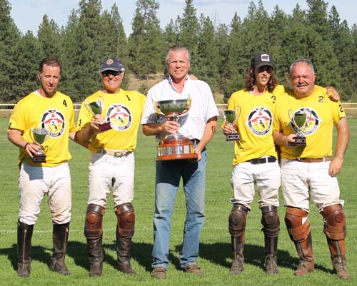 Pacific Northwest Circuit Governor's Cup Winners Tentnology - l to r Nicolas Maciel, Gery warner, Governor Rob Petersen, Felix Llambias and George Dill